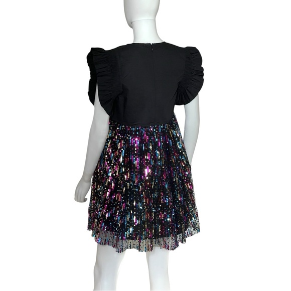 PEACH LOVE CALIFORNIA confetti party dress S M L - Picture 6 of 9